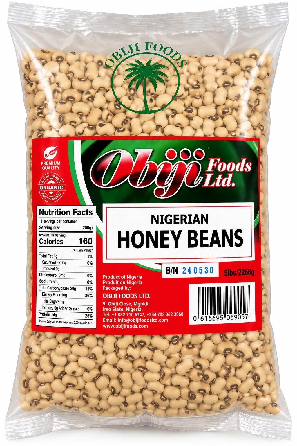 Nigerian Honey Beans